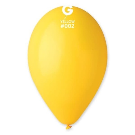 [110203] 12” G110 Yellow #002 50 pcs