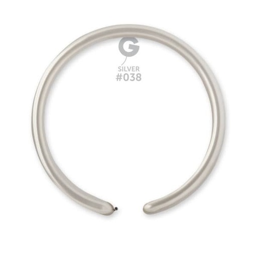 [213805] 160 DM2 Metallic Silver #035 15pc