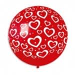 [312225] 31" GS30 Hearts & Dots 1 pcs