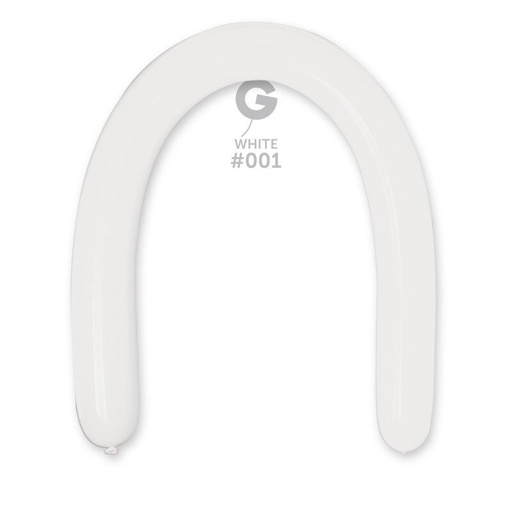 [350104] 360 D6 White #001 50pcs