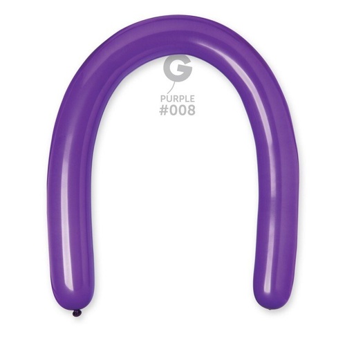 [350807] 8cm / 3" - Purple #008 - D6 - 50pcs