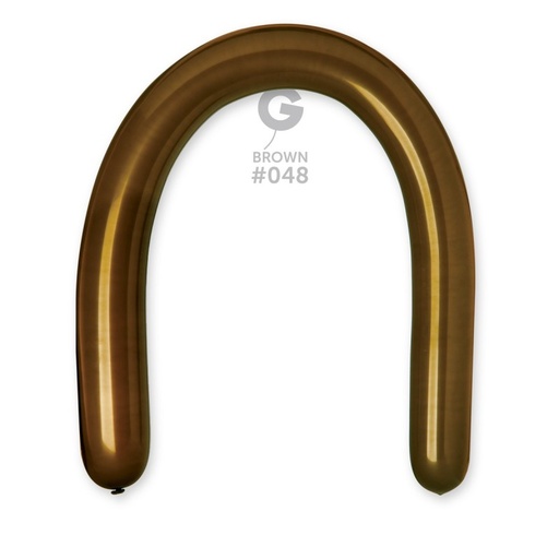 [354805] 8cm / 3" - Brown #048 - D6 - 50pcs
