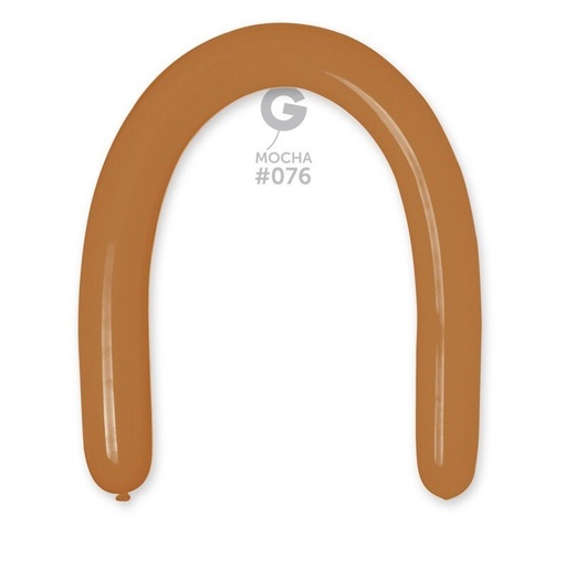 [357608] 8cm / 3" - Mocha #076 - D6 - 50pcs