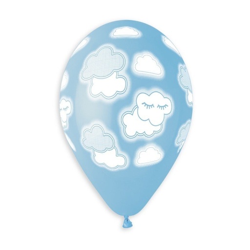 [927436] 13" GS120 Baby Blue Clouds  10 pcs #899