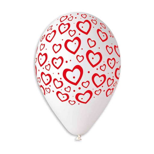 [934946] 12" GS110 Heart Dots 10 pcs #600
