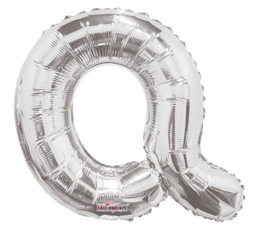 [34910-14] 14" Letter Q Silver Kaleidoscope