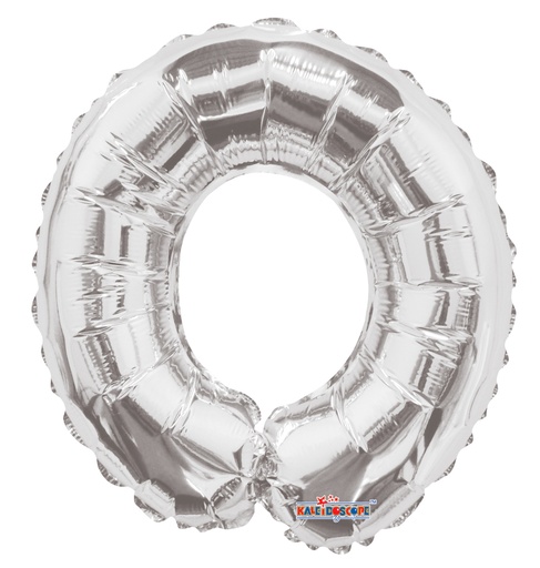 [34908-14] 14" Letter O Silver Kaleidoscope