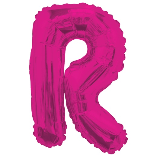 [34814-14] 14" Letter R Hot Pink Kaleidoscope