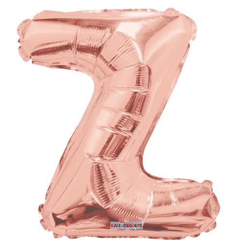 [15675-14] 14" Letter Z Rose Gold Kaleidoscope