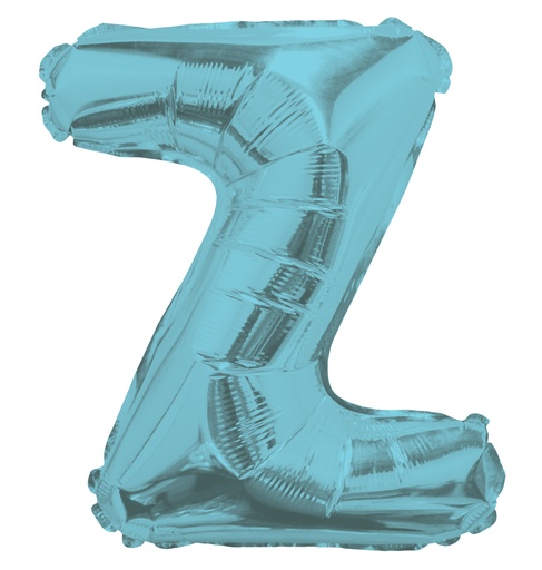 [34846-14] 14" Letter Z Light Blue Kaleidoscope