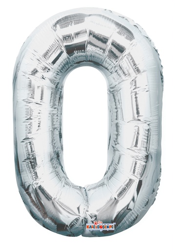 [35017-14] 14" Number 0 Silver