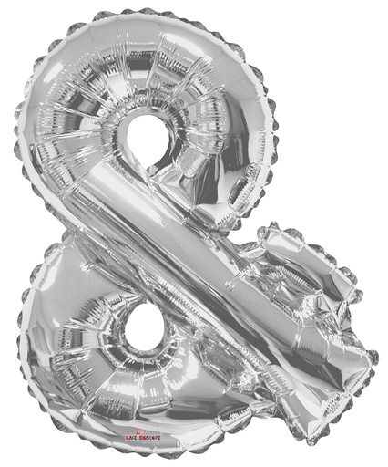 [15304-14] 14" Symbol Ampersand & Silver Kaleidoscope