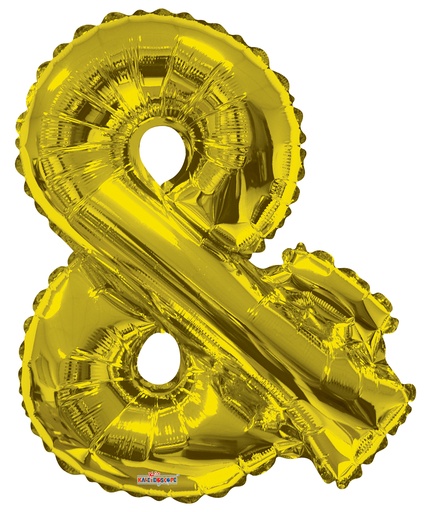 [15305-14] 14" Symbol Ampersand & Gold Kaleidoscope