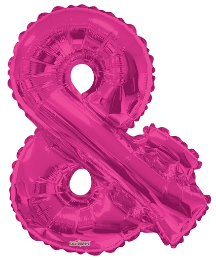 [15307-14S] 14"  Symbol & Hot Pink Kaleidoscope