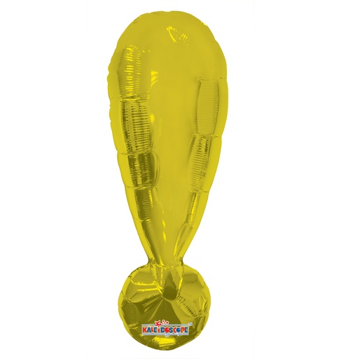 [15319-14] 14" Exclamation Point Gold Kaleidoscope
