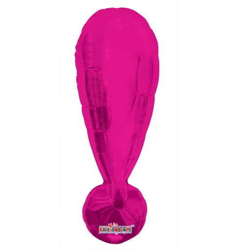 [15321-14] 14" Exclamation Point Hot Pink Kaleidoscope