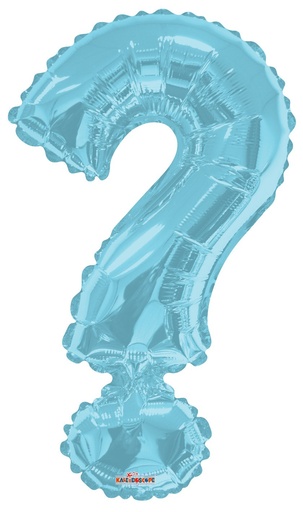 [15296-14] 14" Question Symbol Light Blue