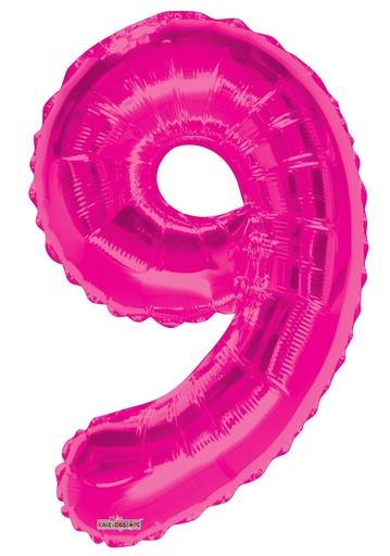 [19681-34S] 34" Number 9 Pink Kaleidoscope