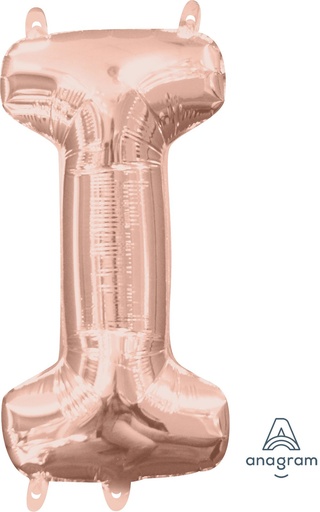 [37460] 16" Letter I Rose Gold Anagram