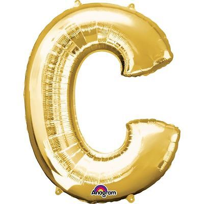 [33016] 16" Anagram Letter C Gold