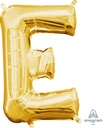 [33020] 16" Letter E Gold Anagram
