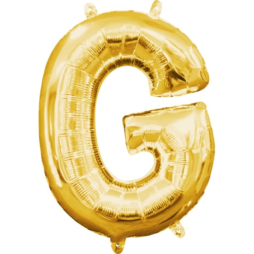 [33024] 16" Letter G Gold Anagram