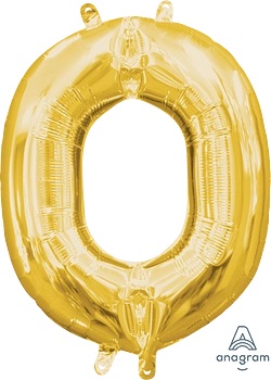 [33041] 16" Gold Letter O