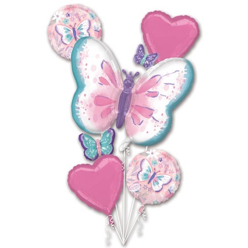 [428858] 29" Flutters Birthday Bouquet
