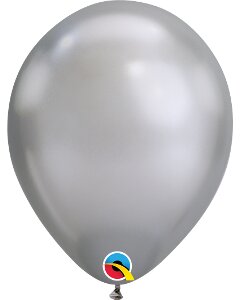 [202110] 11" Chrome Silver Qualatex 100 pcs