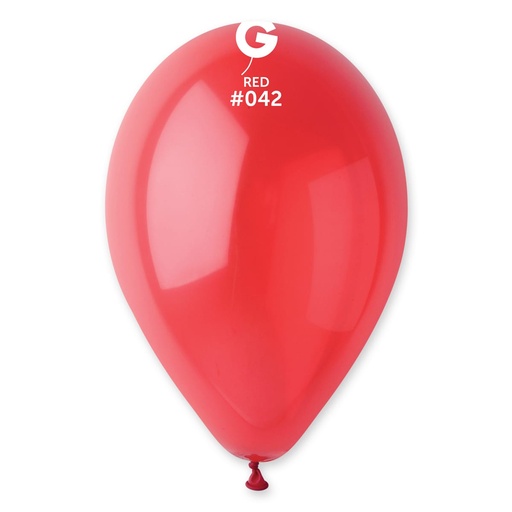 [114201] 12" G110 Red Crystal #042 50 pcs