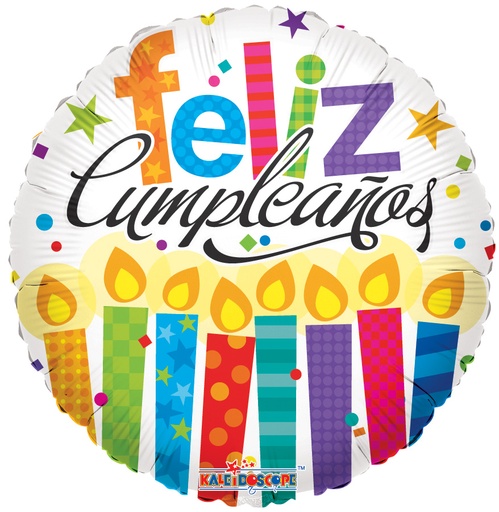 [347473] 18" Feliz Cumpleaños Candles