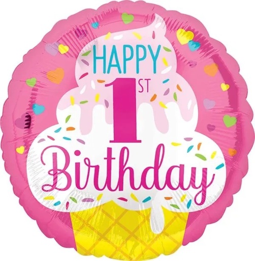 [36647] 18" 1st Birthday Girl