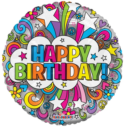 [158123] 18" Birthday Fun Burst