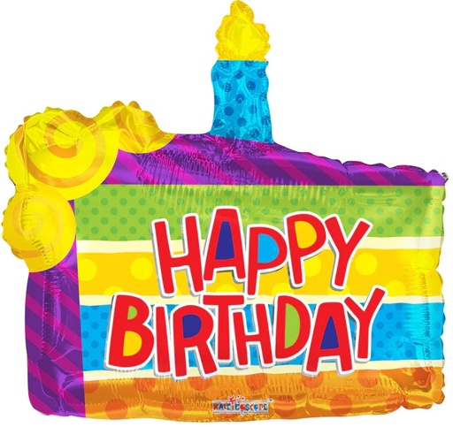 36" Birthday Slice of Cake