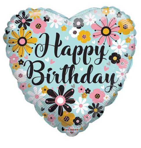 [158233] 18" Birthday Flowers