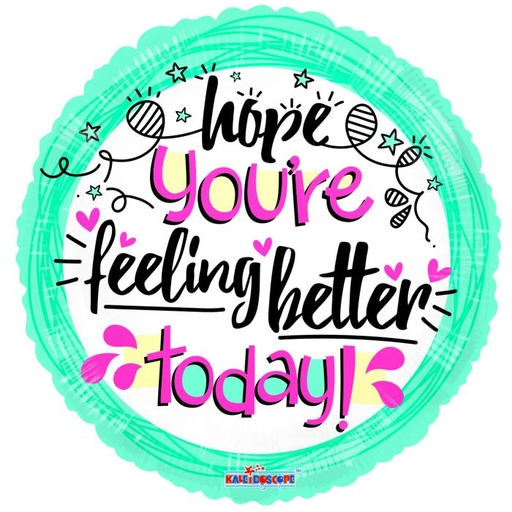 [15461-18] 18" Hope You're Feeling Better