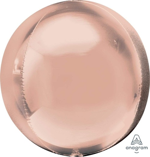 [39474] 21" Orbz Rose Gold Jumbo Balloon