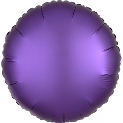 [36817] 18" Satin Luxe Purple Royale Circle