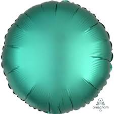 [36798] 18" Satin Luxe Jade Round