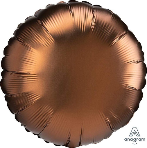 [41938] 18" Satin Luxe Cocoa Circle