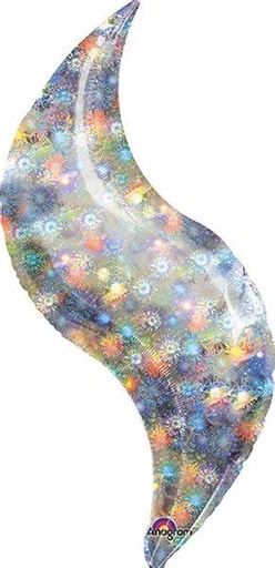 28'' Holographic Firework Curve