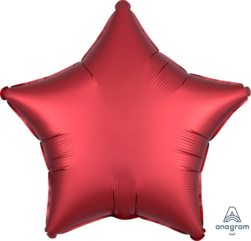[38585] 18" Satin Luxe Sangria Star