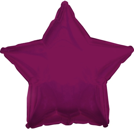 [813028] 18" Maroon Star