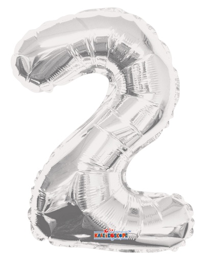 [35009-14] 14" Number 2 Silver