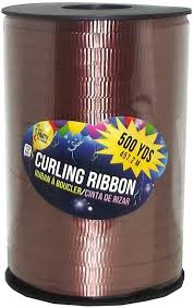 [99645BR] Curling Ribbon Brown 500yds