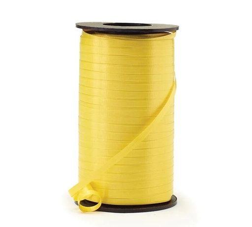 [99658Y] Curling Ribbon Yellow 500yds