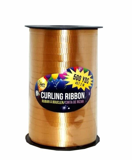 [99655GO] Curling Ribbon Gold 500yds