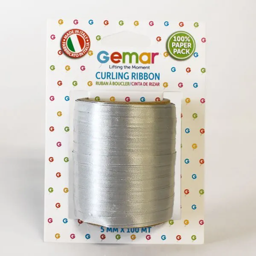 [031508] Curling Ribbon Silver Gemar 5mmx100m