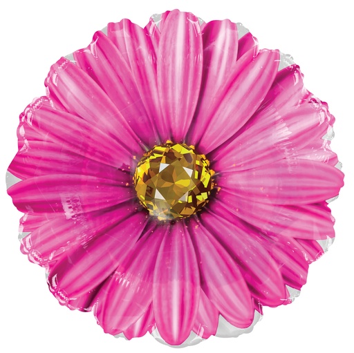 [15756-18] 18" Hot Pink Rhinestone Daisy