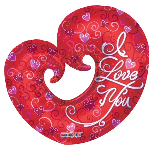 36"I Love You Open Heart